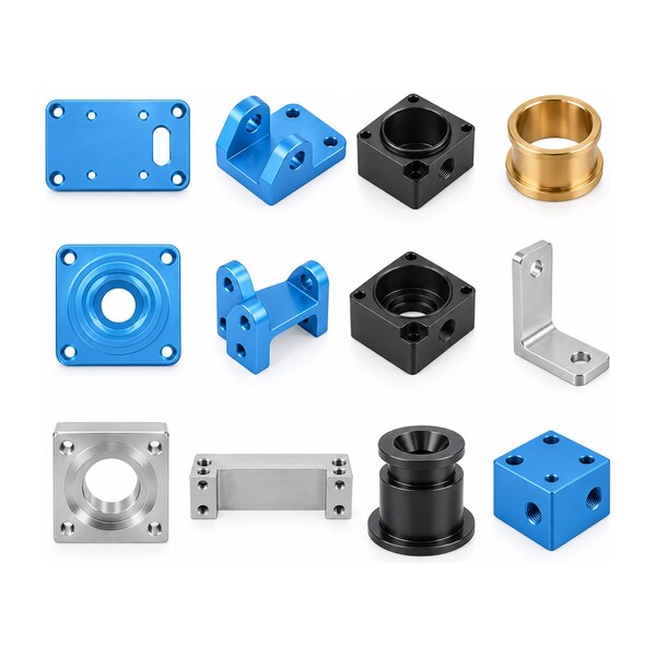 Anodized CNC machined parts